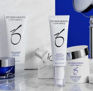 Productos de cosmética facial de la marca Zo Skin Health