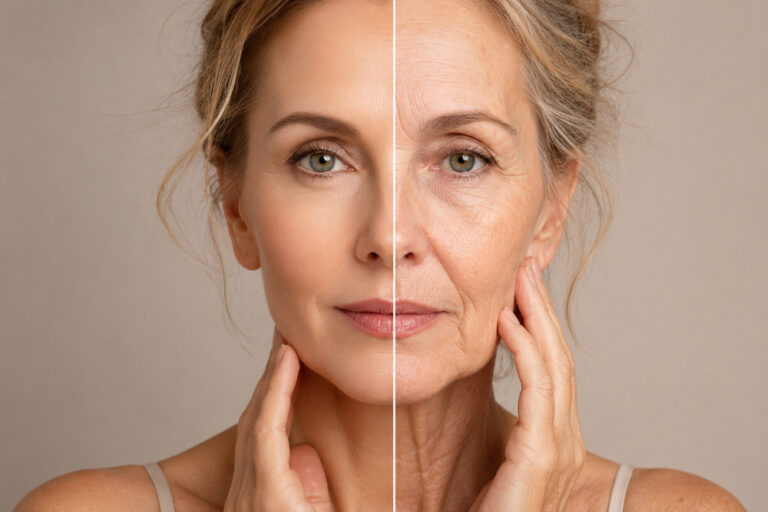 Flacidez y pérdida de colágeno asociada a la menopausia